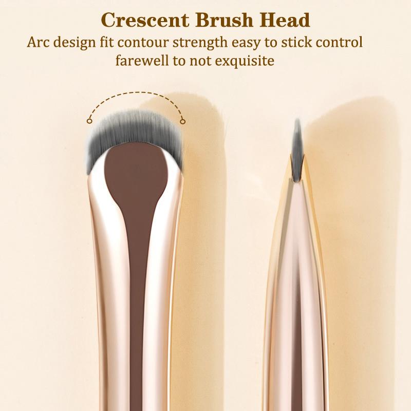 Crescent Eyeliner Pensule Draw Eyeliner Eyeliner Instrumente de machiaj pentru ochi și contur Upgrade Semi-Rotunde Crescent Blade Crescent pentru ochi Perie de machiaj subțire