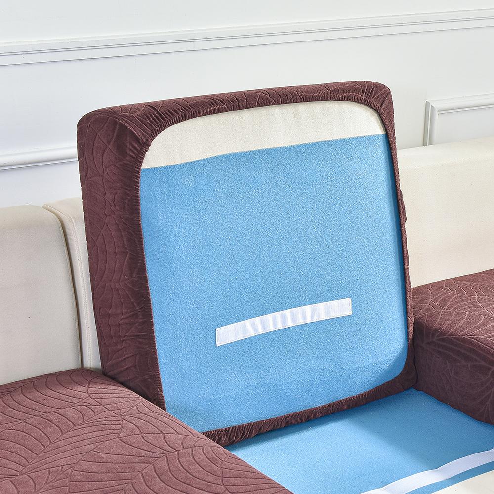 Funda impermeable para cojín de asiento Funda elástica para sofá Ajustable Extraíble Protector de muebles para mascotas Niños Funda de silla