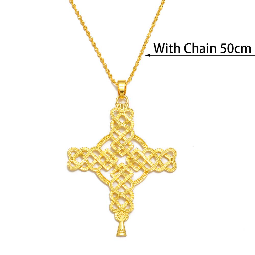 Annio Ethiopian Cross Pendant Necklaces African Jewelry Eritrean Habesha Wedding #335906 View Picture