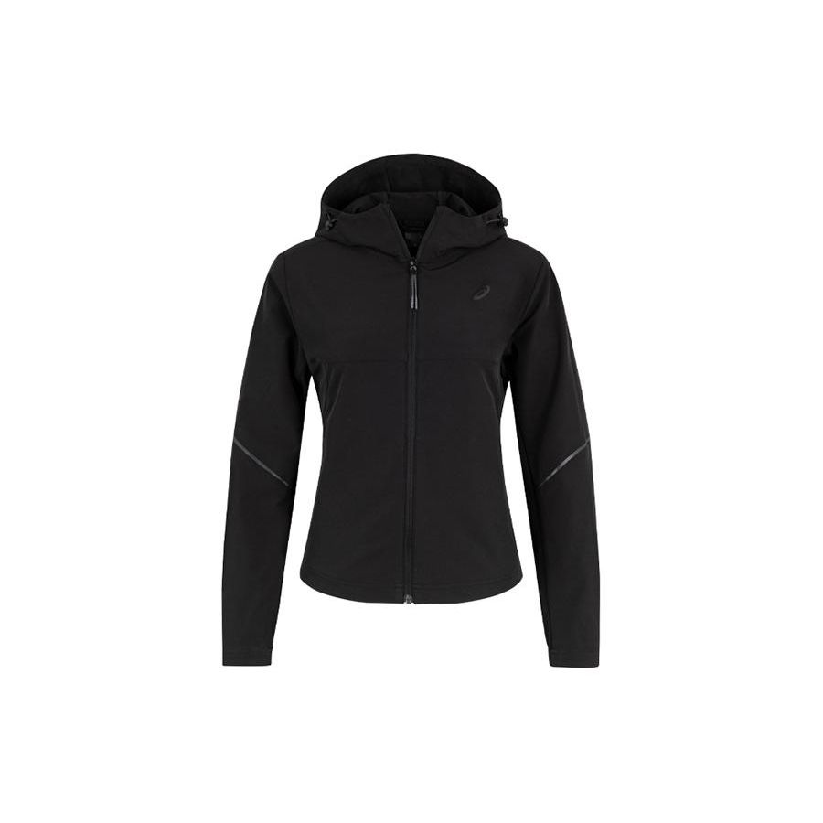 

Женская куртка с капюшоном и логотипом Asics, повседневная, черная 2012D051-001 S