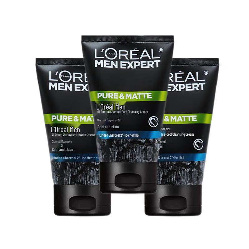 

L Oreal Men Expert Hydra Energetic Carbon Ice Facial Cleanser