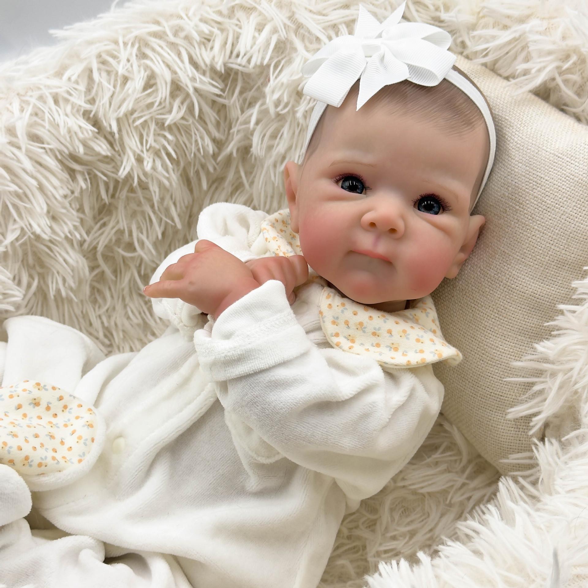 

Реалистичная кукла-реборн 18 дюймов, полное тело, силиконовая новорожденная девочка Бетти, 3D-рисованная кожа, игрушки для новорожденной куклы Бетти 18inch