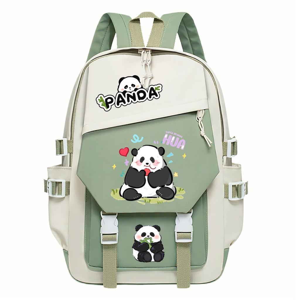 Panda Huahua Large Capacity Lightweight Casual Backpack High Value Simple Student School Bag