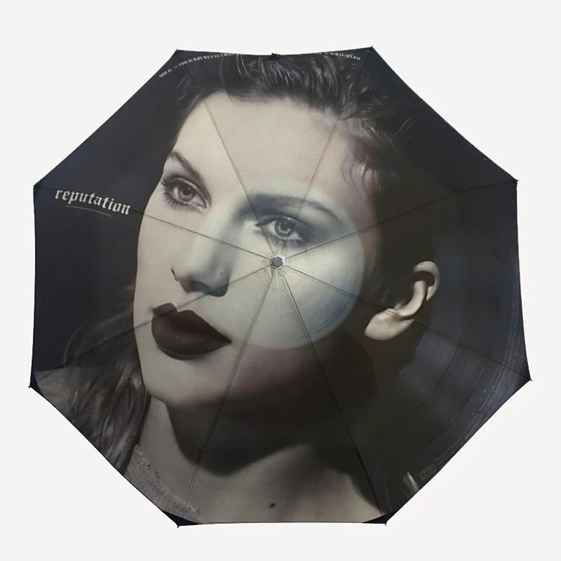 

1pc Taylor Swift Automatic Opening/closing umbrella, Compact Travel Umbrella - - Festive Accessory, Sturdy Ribs yy250807097