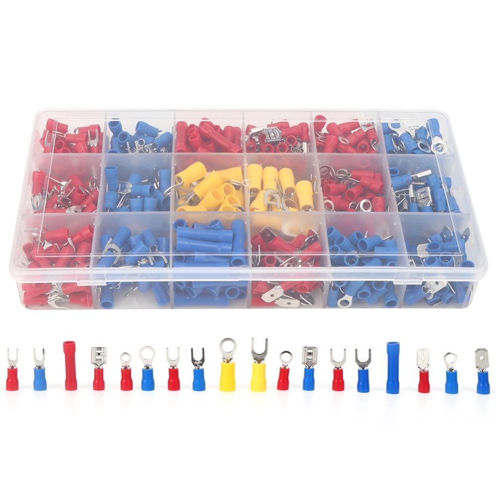 

520PCS Red Blue Yellow Quick-Connecting Connector Electrical Connectors Terminal Connections