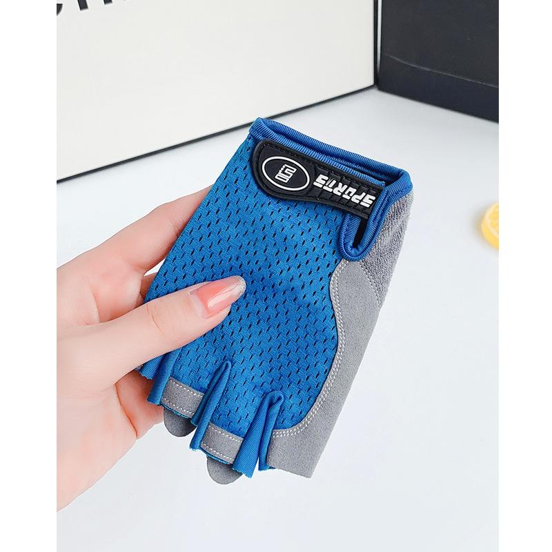 

Children s riding gloves Boys and girls balance bike summer thin sun protection and anti-skid M сірий колір