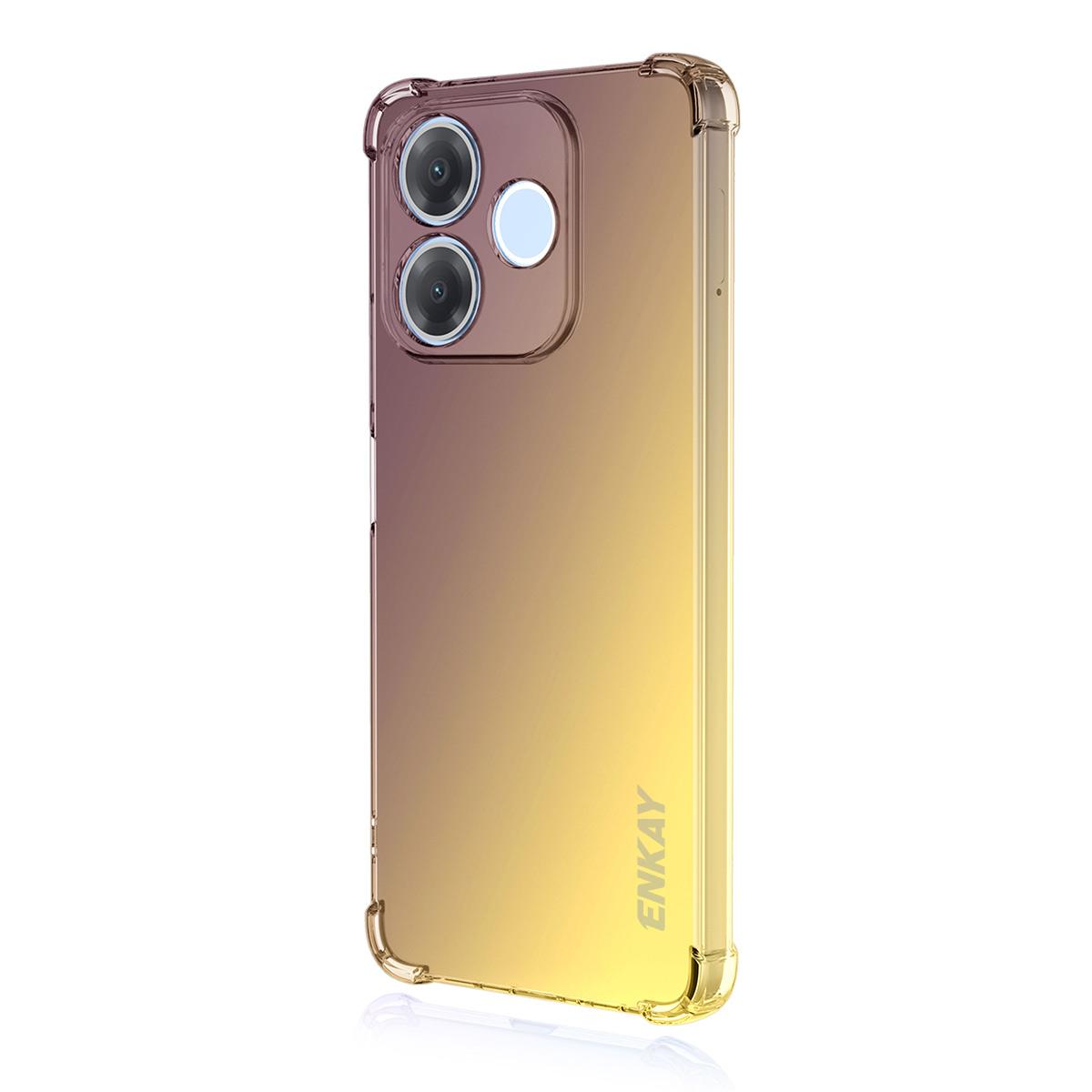 

Для Oppo A5 Pro 4G (Глобальний)/Oppo A5 Pro 5G (Глобальний) Чохол з ТПУ ENKAY Потовщений Чотирикутовий Протиударний Чохол для Телефону C