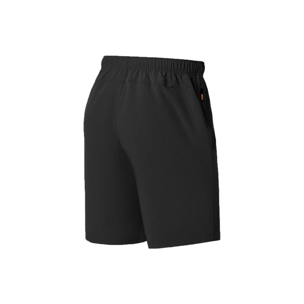 Li-Ning Solid Color Logo Quick-Dry Sports Casual Shorts Men Shorts Black AKSS349-1