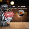 478PCS Creative V8 Engine Model Building Blocks Set with Electric Motor DIY Assembly Bricks Toy Desktop Decor Gift for Kids