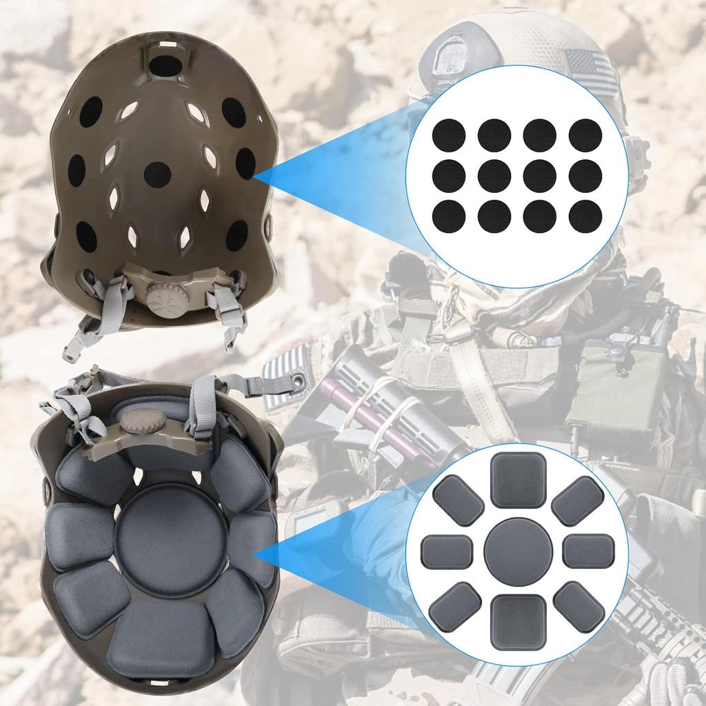 FMA Helmet Replacement Pads Universal Foam Padding Kits Set Accessories for Fast/Mich/ACH/USMC/PASGT Helmet