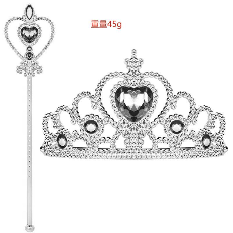 Wednesday Adams Family Children'S Crown Necklace Bag Accessories Full Set Of Accessories One Size