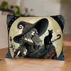 New Trendy Zipper Pouch Nature Moon Phase Durable Storage Bag Simple Modern Travel Accessories Halloween