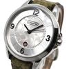 Used COACH Watches SignatureWatches Silver/green Stainless Steel/canvas Women SilverDial