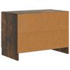 Nightstand Smoked Oak 62 X 34.5 X 44.5 Cm Engineered Wood