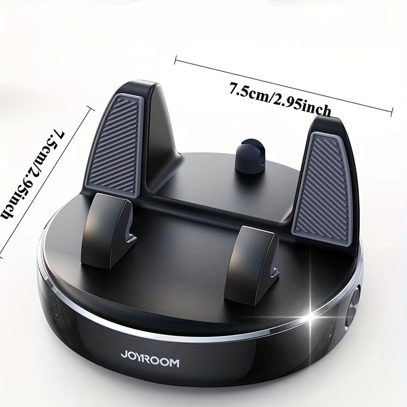 

Вращающийся на 360° держатель для телефона на приборную панель, компактный, нескользящий, регулируемый, на пружине, совместимый с мини-планшетами, автомобильная навигация чёрный