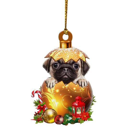 Juletre Valpeanheng med snor Gylneegg Design Akryl Juleoppheng Julegave Nyttår Festrekvisita