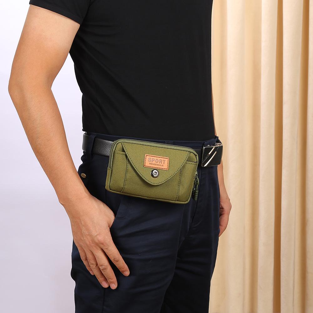 Men's Multifunctional Phone and Coin Waist Bag for Construction Site Work