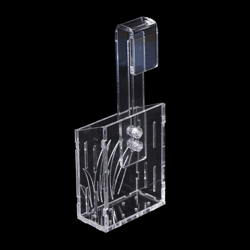 Hook Fish Tank Water Planter Hanging Aquarium Plant Holder Transparent Acrylic Water Plant Container For Fish Tank Landscape