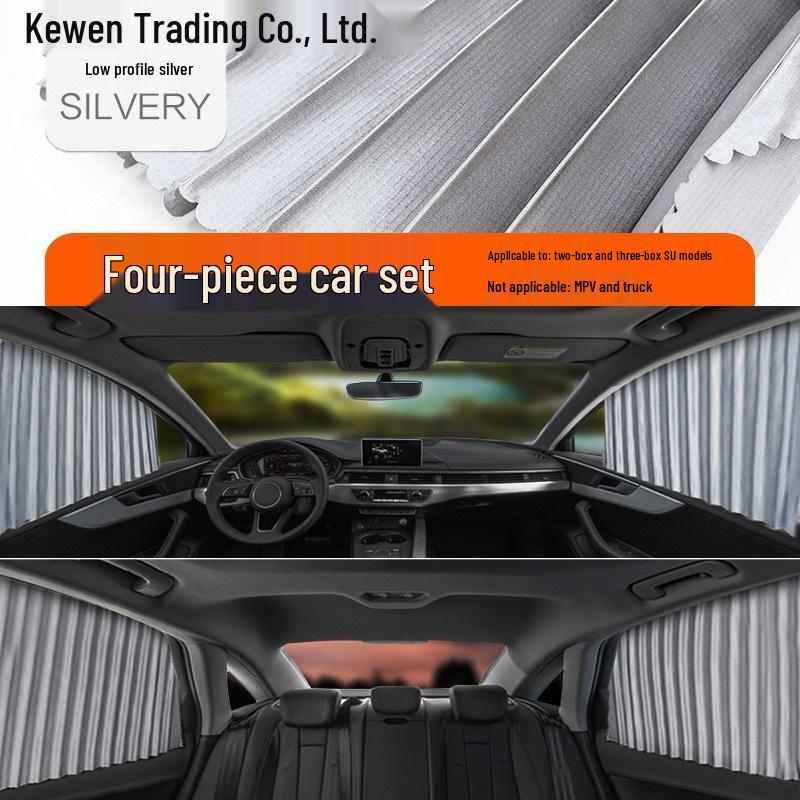 Universal Magnetic Car Side Window Sunshade Curtains for Heat Insulation and Sun Protection