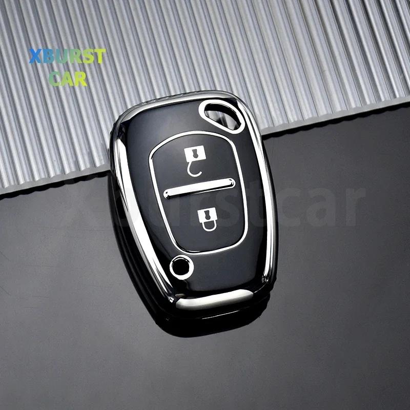 2 Buttons Fashion TPU Car Key Case Cover Shell Protector For Vauxhall Opel Vivaro For Renault Movano Trafic Kangoo Accessories