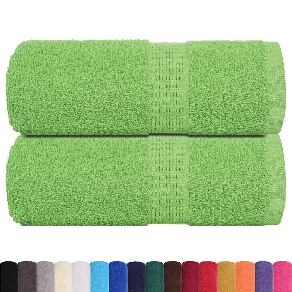 FROGN Washcloths 2 pcs Apple Green 30x30 cm 360 g m²