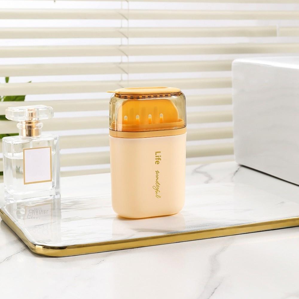 High Quality Portable Toothbrush Holder with Mouthwash Cup Lightweight Soap Box Toothbrush Storage Box Travel