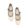 Eleganti Espadrillas Mary Jane Scarpe Piatte da Donna con Tomaia in Tela Traspirante Mocassini da Donna