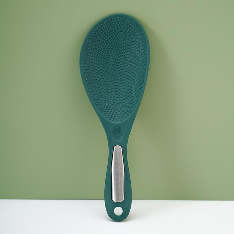 Plastic Rice Serving Spoon Antistick Surfaces Heat Resistant Safe Ergonomic Grip Paddle For Hot Meals And Steaming Pot