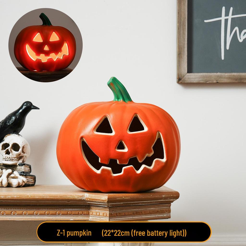 Große Halloween-Kürbis-Laterne für Innen-/Außen dekoration