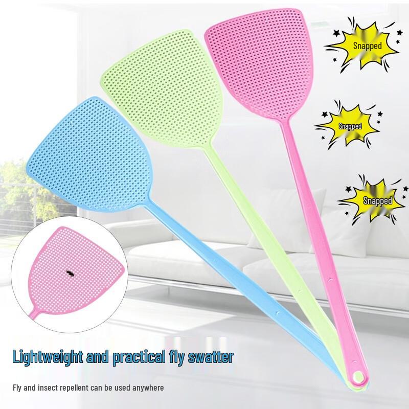

JINGRUIXIANG 3-Pack Plastic Fly Swatter