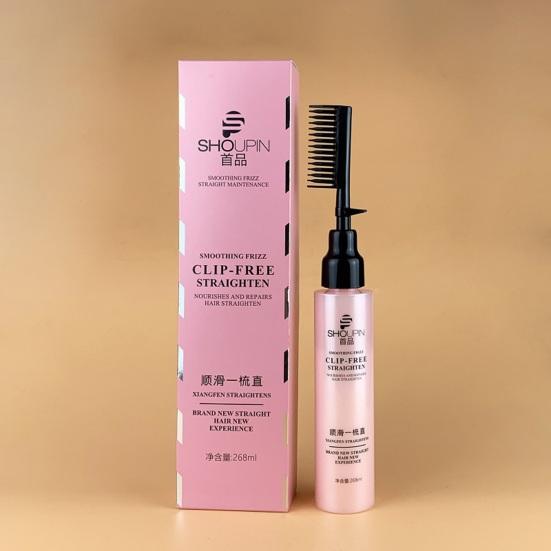 Hair Straightening Cream Comb Effective Smooth Nourish Hair Repair Long-lasting Shaping Tool Straighten Comb