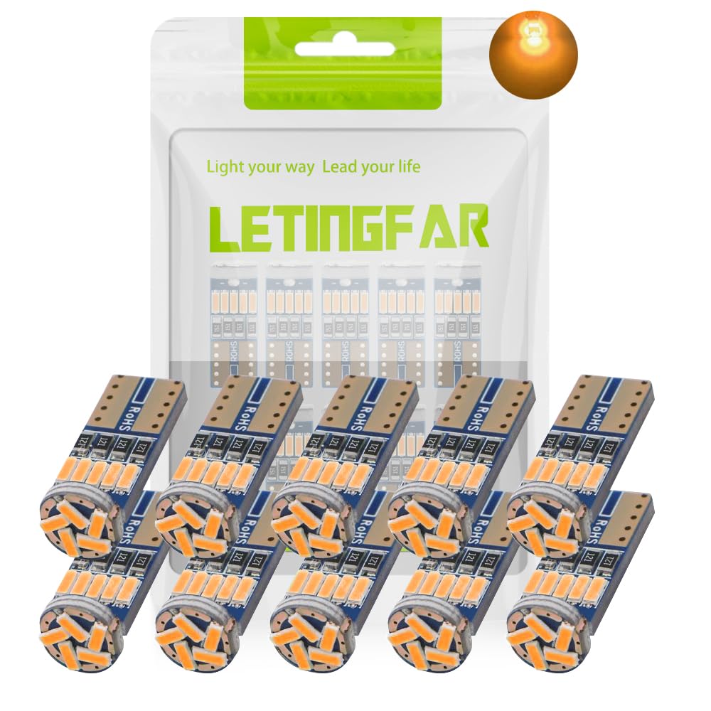 T10 LED Position Lamp, Explosive Light, T10 LED, Built-in Canceller, жёлтый