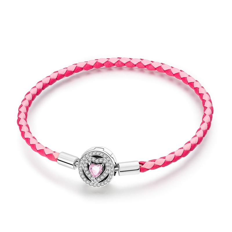 925 Silver Clover Butterfly Snowflake Bracelet Bracelet Fit Original Charm Bead DIY Design Jewelry Women