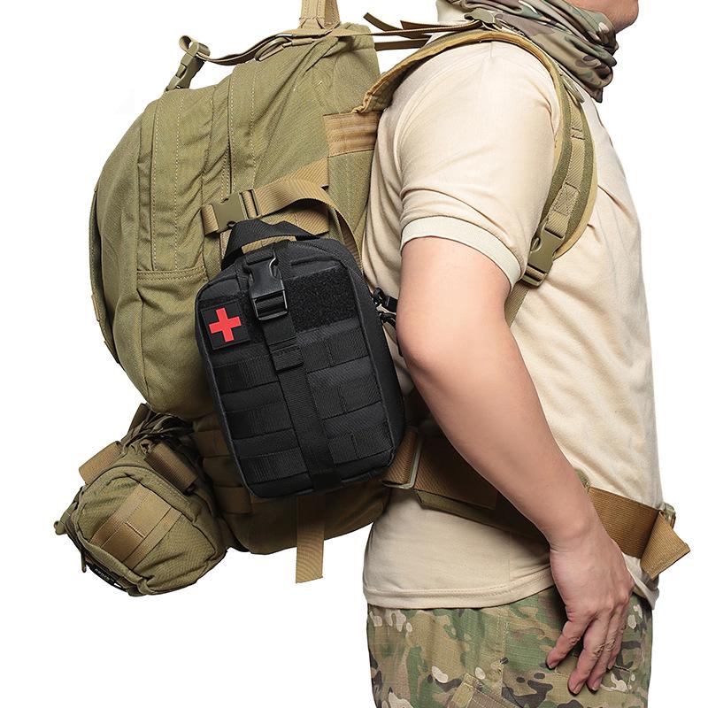 Cross-Border Tactical Medical Molle Kit: Portable, Multi-Functional Wilderness Survival Emergency Rescue Pack