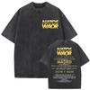 Washed Vintage Natos Waor Hijos De La Ruina Logo Album Merch T Shirts Mens Women Hip Hop Gothic Short Sleeve Tshirt Streetwear