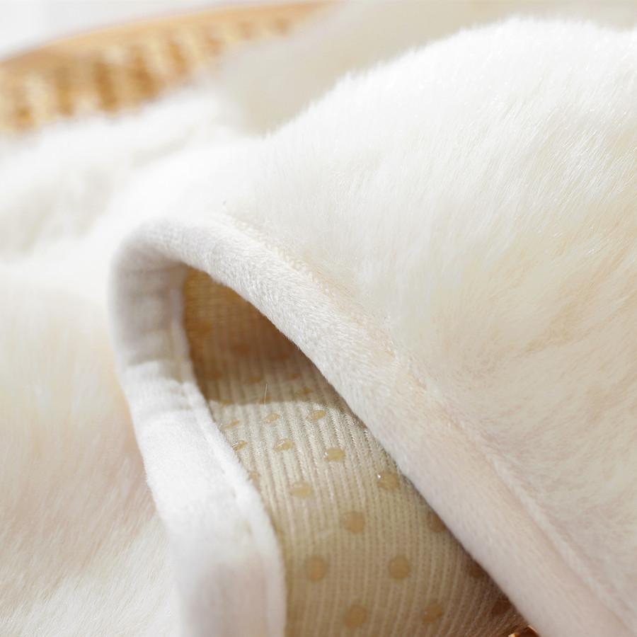 2 ks plyšový polštář na židli, sedák, zimní polštář, podzimní a zimní polštář na židli, sedák na dřevěnou jídelní židli, zesílený jídelní zimní sedák