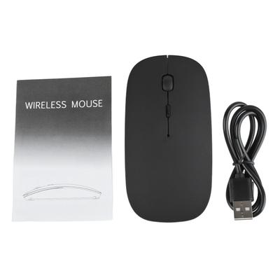 Wireless Mouse Bluetooth 5.0 Quiet Rechargeable Stable Portable Wireless Computer Mouse Black
