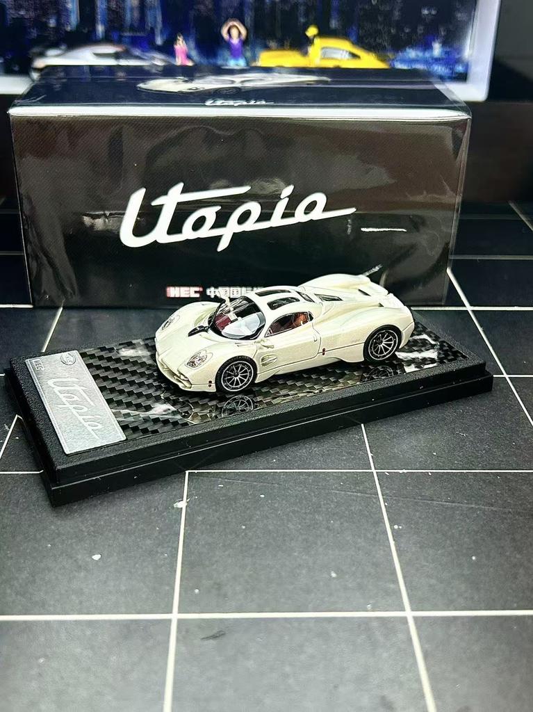 Diecast LCD 1:64 Scale Utopia HEC Limited Edition Alloy Car Model Collectible Toy Gift Souvenir Display Ornament