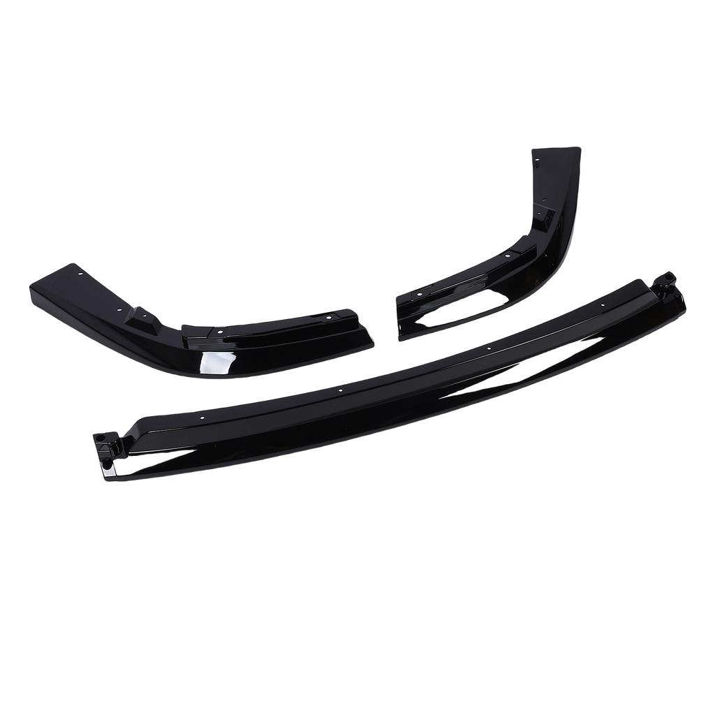 Front Bumper Lip Chin Spoiler 3 Sections Replacement for Subaru Impreza WRX STI 2004 2005 Glossy Black