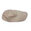 Beige Microfiber Leather Car Interior Door Armrest Panel Cover - 1 Set