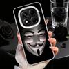 Anonymous V Mask Soft Phone Case for Samsung Galaxy S24 S25 FE S26 Edge S23 Ultra S22 Plus S21 + Shockproof Cover Back Shell