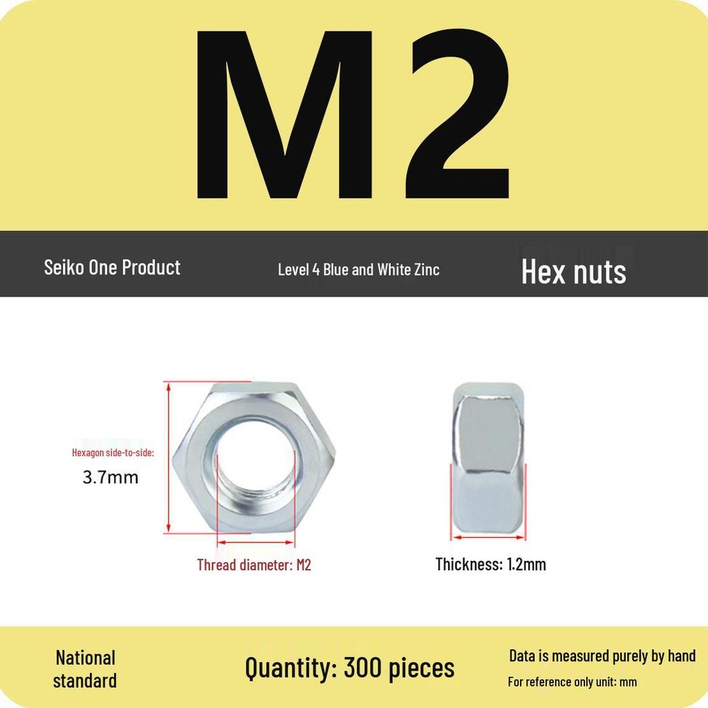 Black Galvanized Nickel-Plated Iron Hex Nut Screw Cap, GB Grades 4.8/8.8/12.9, Sizes M4/M5/M6/M8