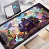 Hot selling item Hearthstone electronic sports Locking edge Gamer Large HD Print Computer Desk Locking Edge Keyboard Mouse Pad