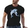 Aquarell Delfin Mama T-Shirt Unisex T-Shirts Grafik Unisex T-Shirt T-Shirts Für Unisex Pack Weißes T-Shirt