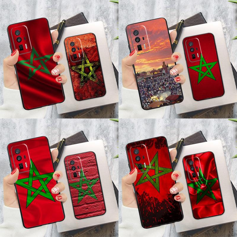 Morocco Moroccan Flag Case For Xiaomi 14T 11T 12T 13T Pro 13 14 Ultra POCO X6 Pro M6 X3 X5 M5s F3 F5 F6 Cover