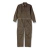 GRACE ENGINEERS GE430 37 Heather Olive All-Season Melange One-Pleat Long Sleeve Jumpsuit, Size L