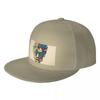 Single line cubist portrait Baseball Cap Golf Hat sun hat Mountaineering Unisex Hats Womens