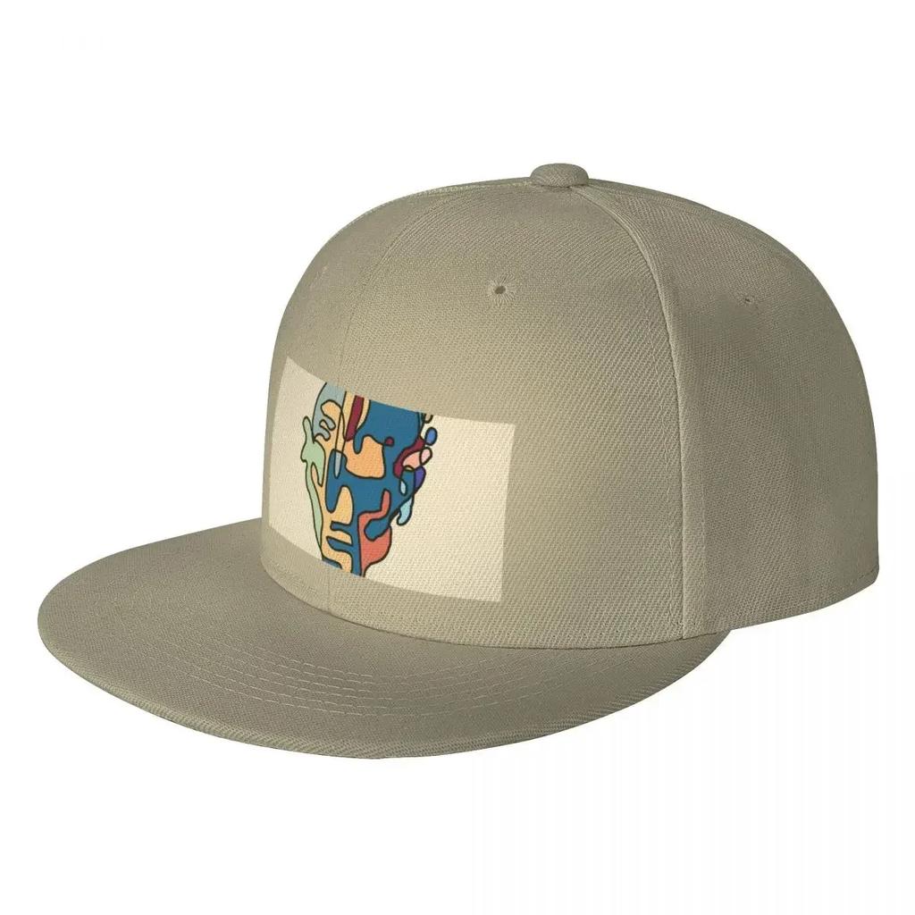 Single line cubist portrait Baseball Cap Golf Hat sun hat Mountaineering Unisex Hats Womens
