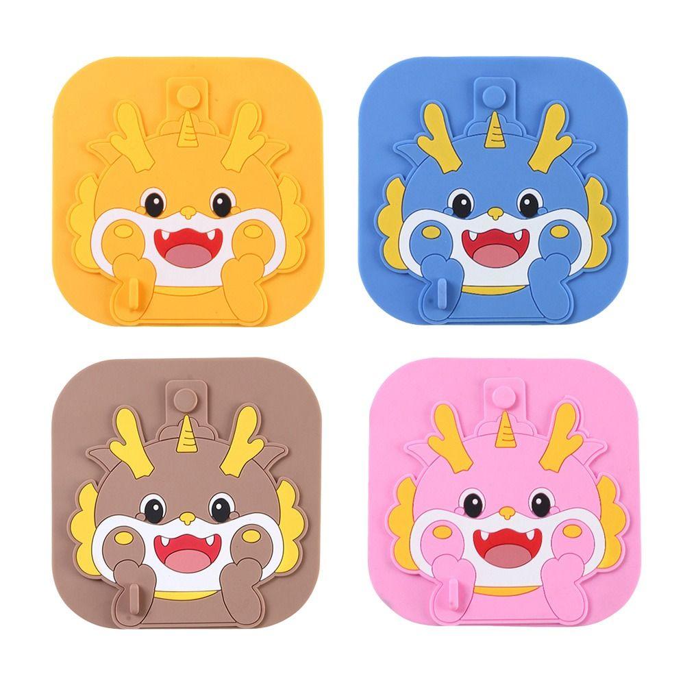 Anti Odor Floor Drain Pad Cartoon Shower Drain Cover for Bathroom Hair Collection