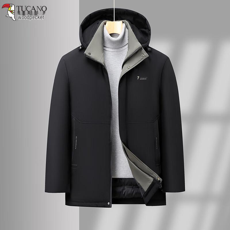 Tucano Men's Thickened Hooded Padded Winter Jacket
